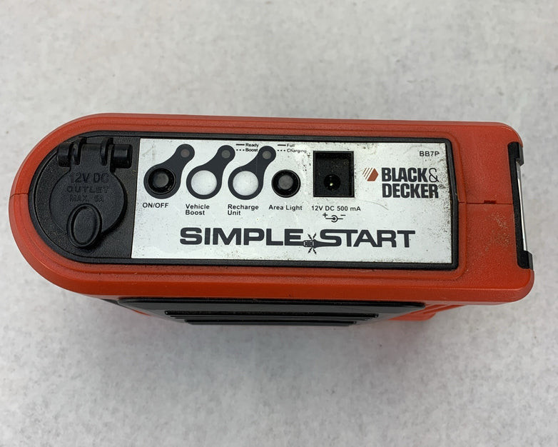 Black and Decker Simple Start Portable Battery Booster BB7P