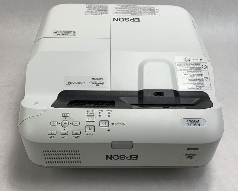 Epson PowerLite 695Wi H740A LCD Lamp Projector 716 Lamp Hours - No Remote