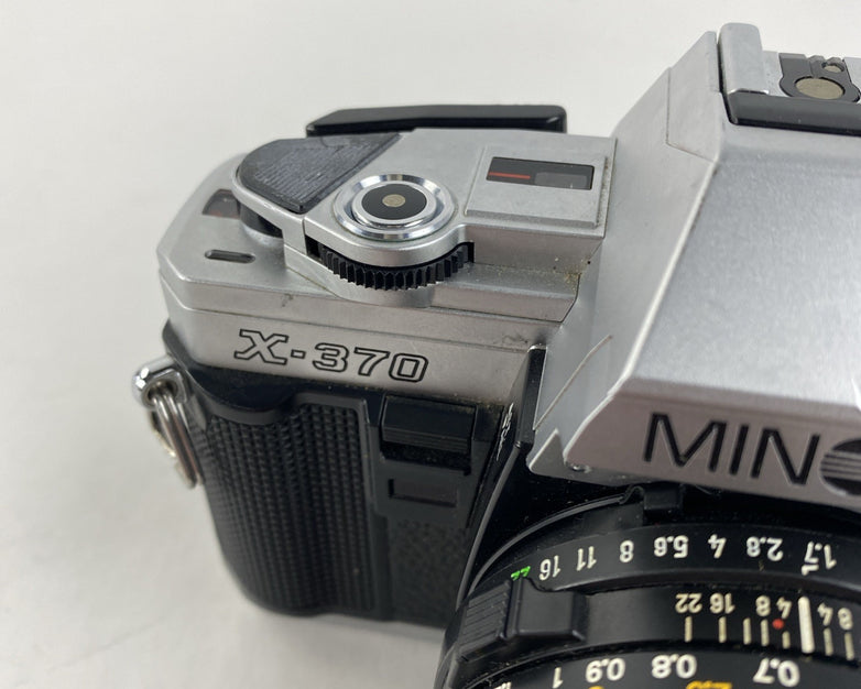 Minolta X-370 SLR Film Camera w/ Minolta 50mm 1:1.7 Lens - Untested Parts