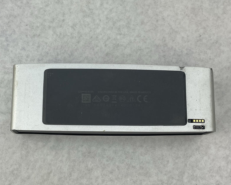 Bose 413295 SoundLink Portable Bluetooth Speaker Silver and Cradle No Power Cord