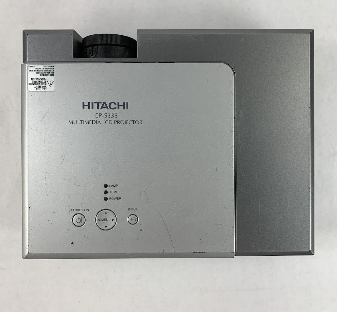 Hitachi CP-S335 LCD Projector 1288 Lamp Hours - No Remote or Filter Cover7