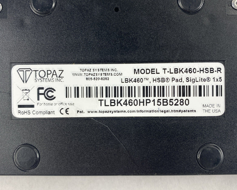 Topaz T-LBK460-HSB-R Signature Pad Parts or Repair Lot of 2