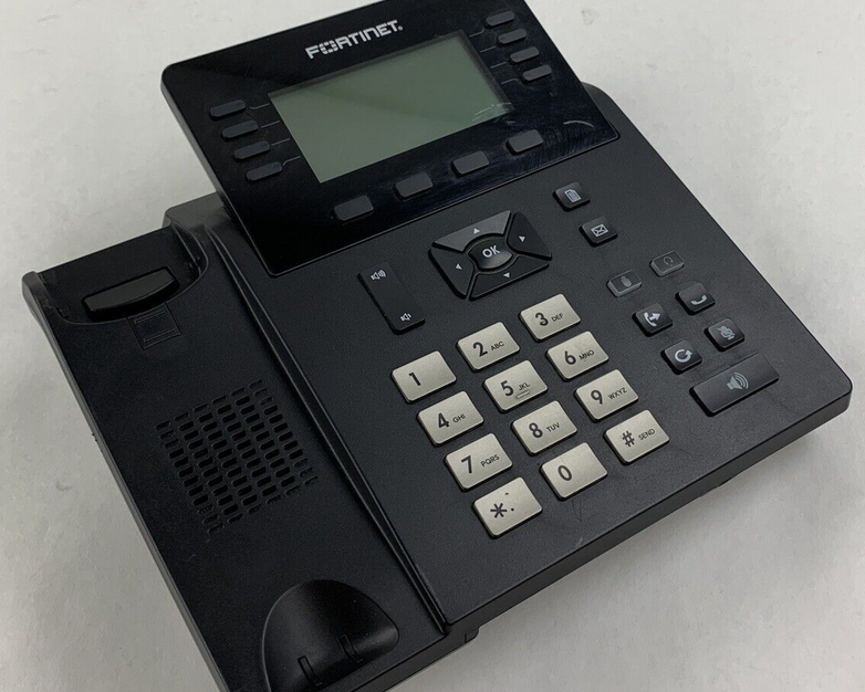 Fortinet FortiFone FON-370i Gigabit IP Phone No Handset or Stand Tested Reset