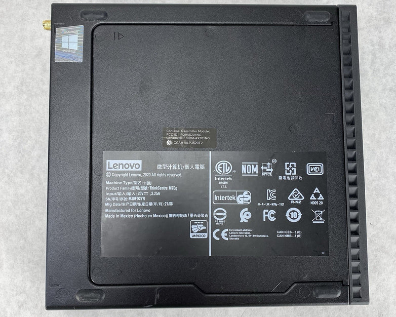 Lenovo ThinkCentre M70q Micro Intel Core i5-10500T 2.3GHz 16GB RAM No HDD/OS/AC