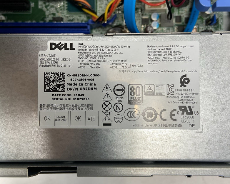 Dell Optiplex 5050 SFF Intel Core i7-7700 3.6GHz 8GB RAM No HDD No OS