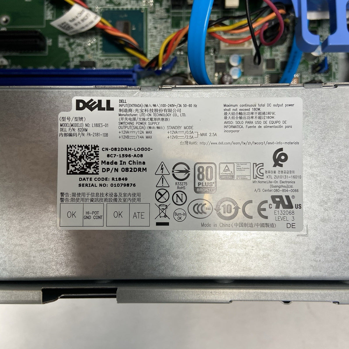 Dell Optiplex 5050 SFF Intel Core i7-7700 3.6GHz 8GB RAM No HDD No OS10