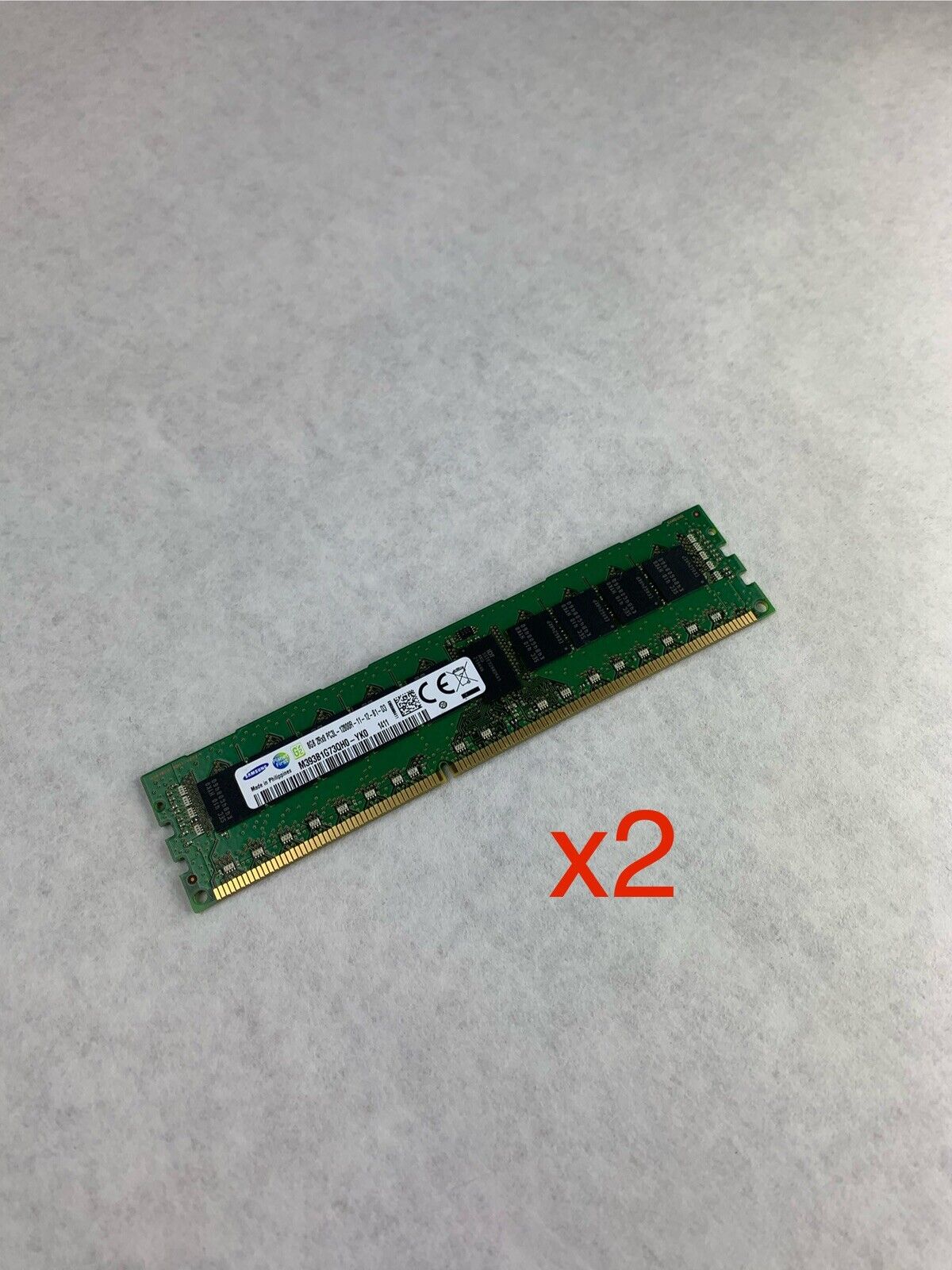 Samsung M393B1G73QH0-YK0 1411 Server Memory 8GB (Lot of 2)