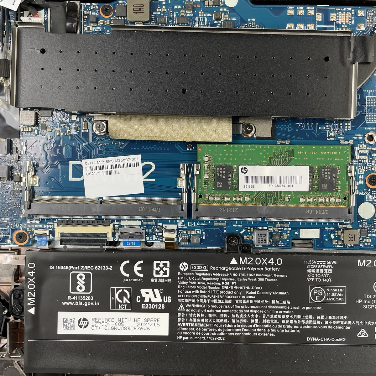 HP EliteBook 850 G8 15.6" i5-1145G7 2.60 GHz 8 GB RAM No SSD/OS/AC18