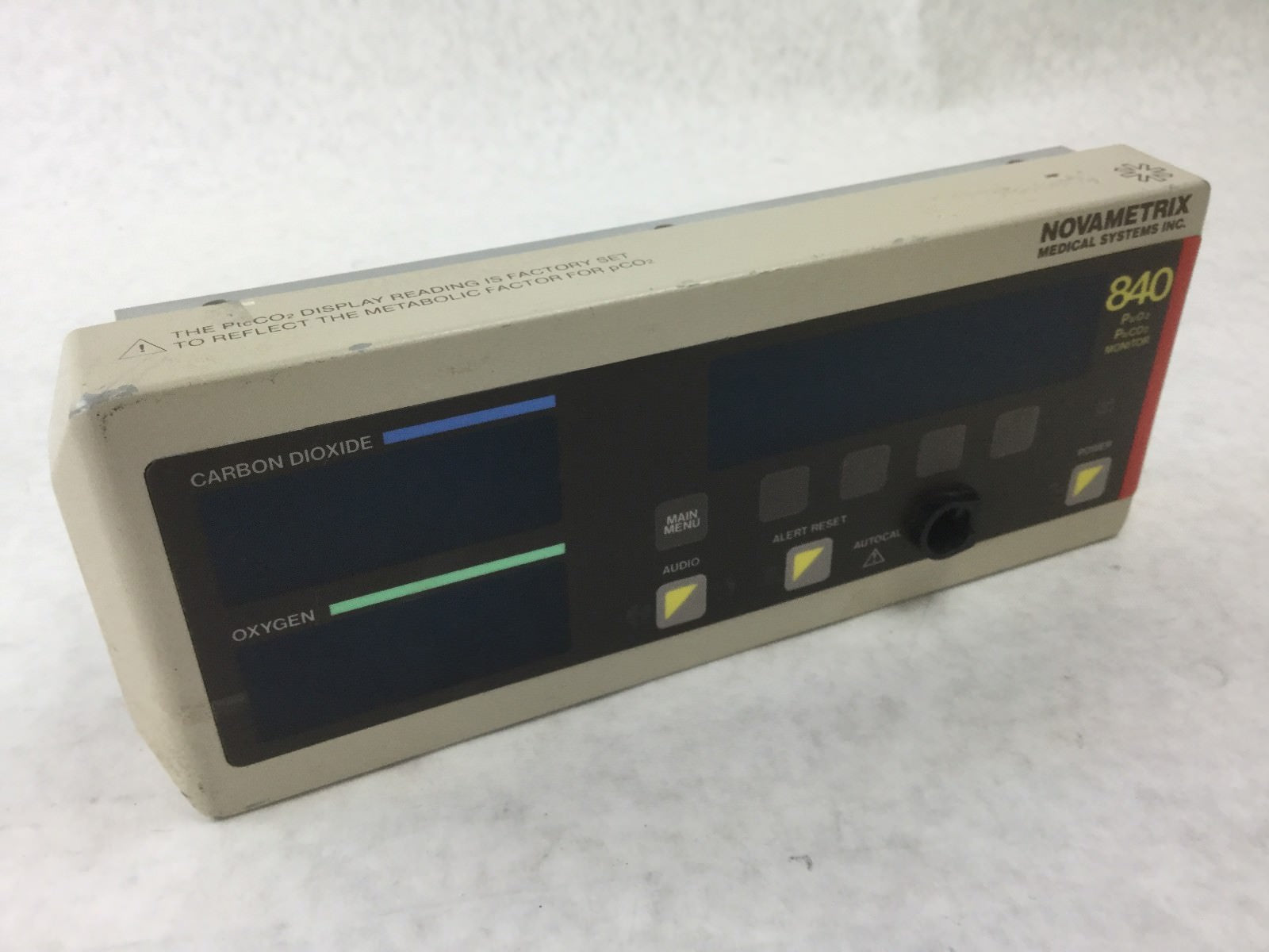 NOVAMETRIX Medical Systems 840, Front Screen with Motherboard 2260-02-01