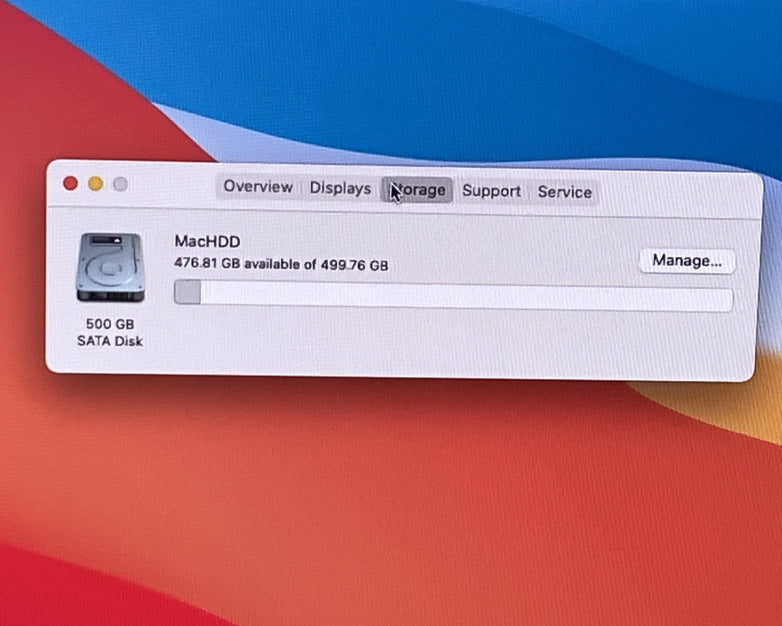 Apple A1418 iMac 21.5" 2014 1.4 GHz i5 8 GB RAM 500GB HDD macOS 11.7.1