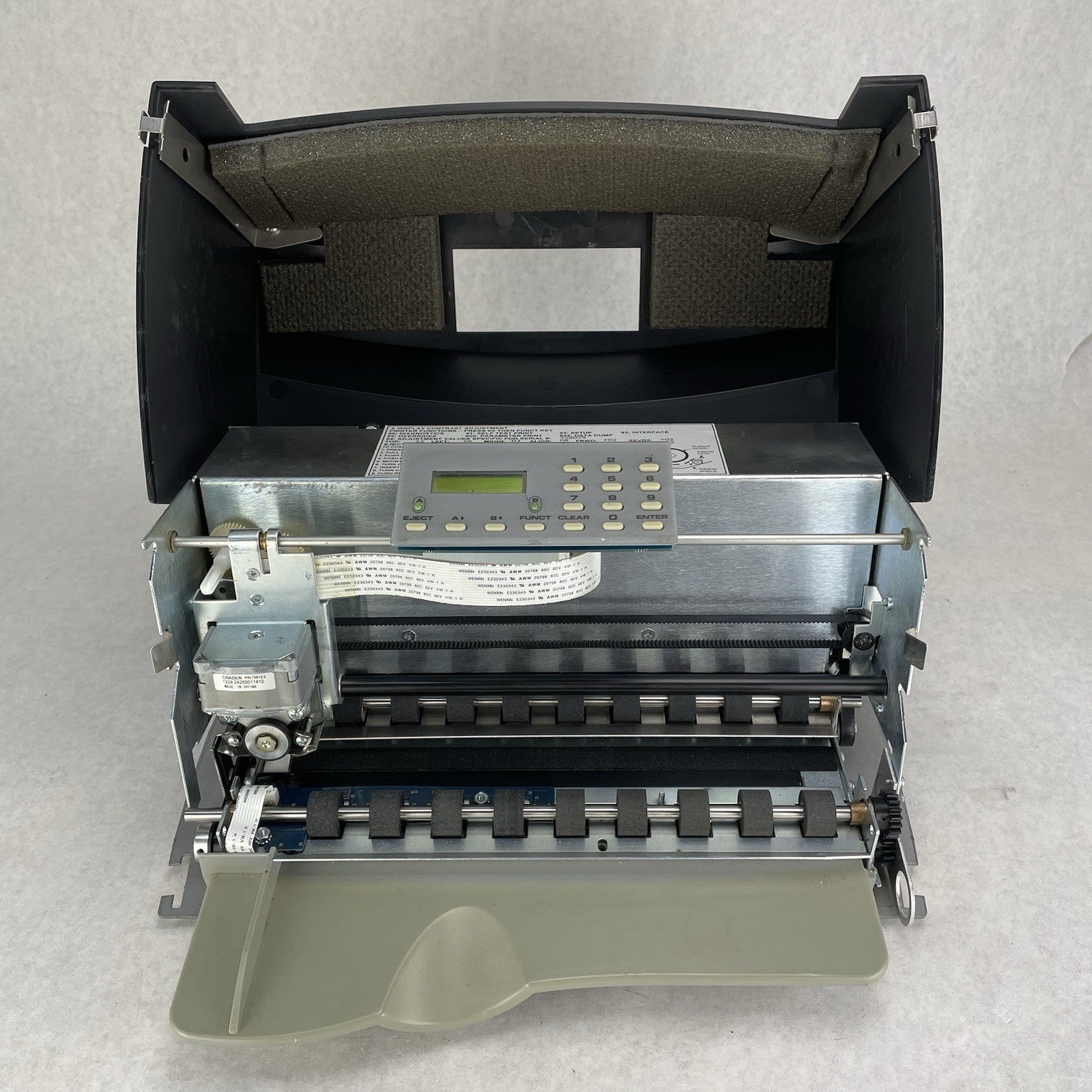 Craden Peripherals DP9 Passbook Transaction Printer No Ribbon Parts or Repair