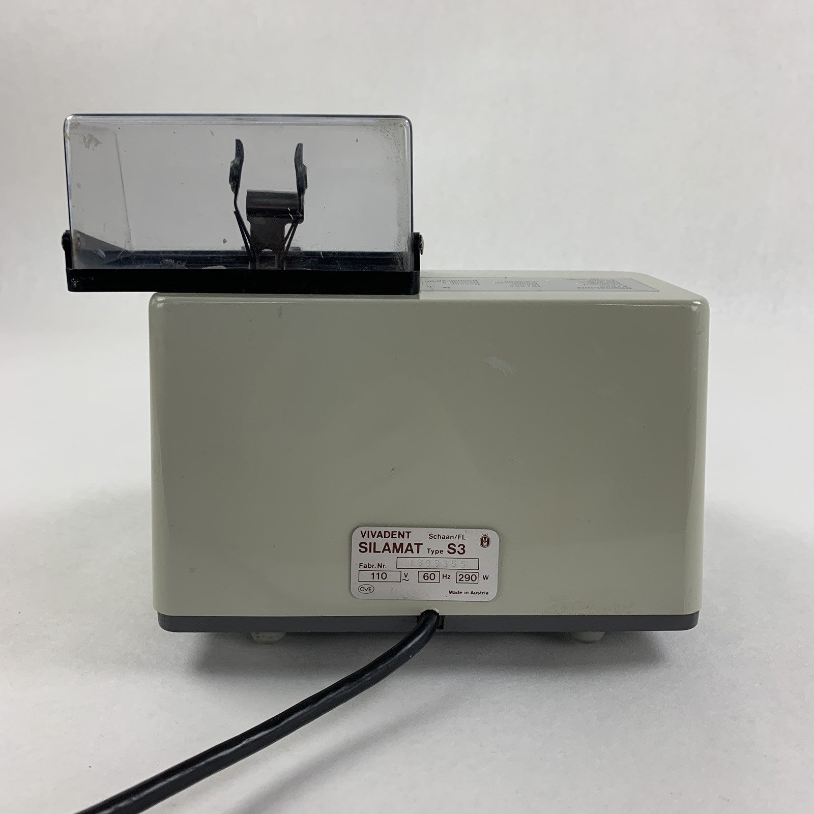 Vivadent Silamat S3 Dental Amalgamator Capsule Mixer Power Tested