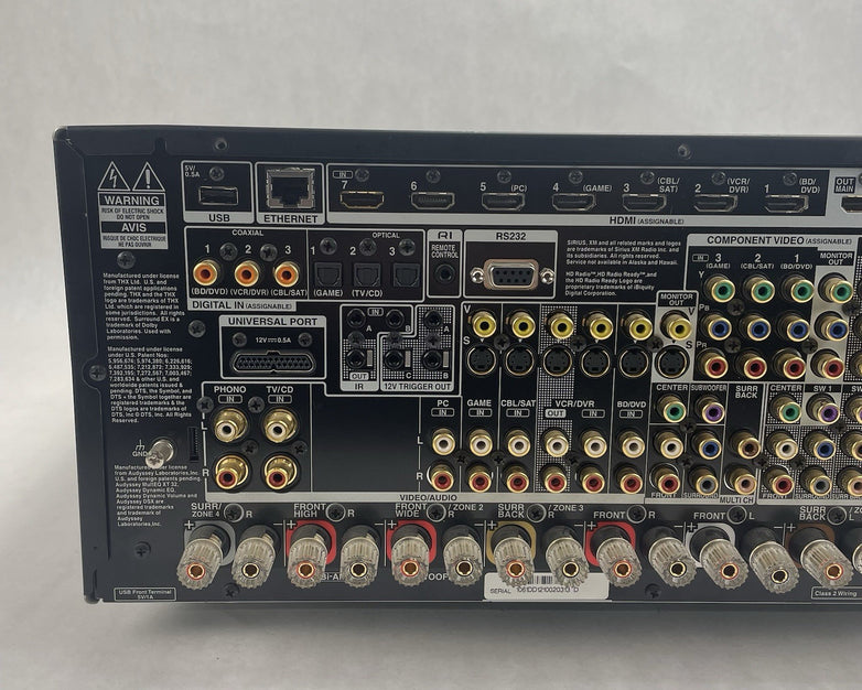 Integra DTR-80.3 9.2 AV Home Theater Receiver No Remote No Output For Parts