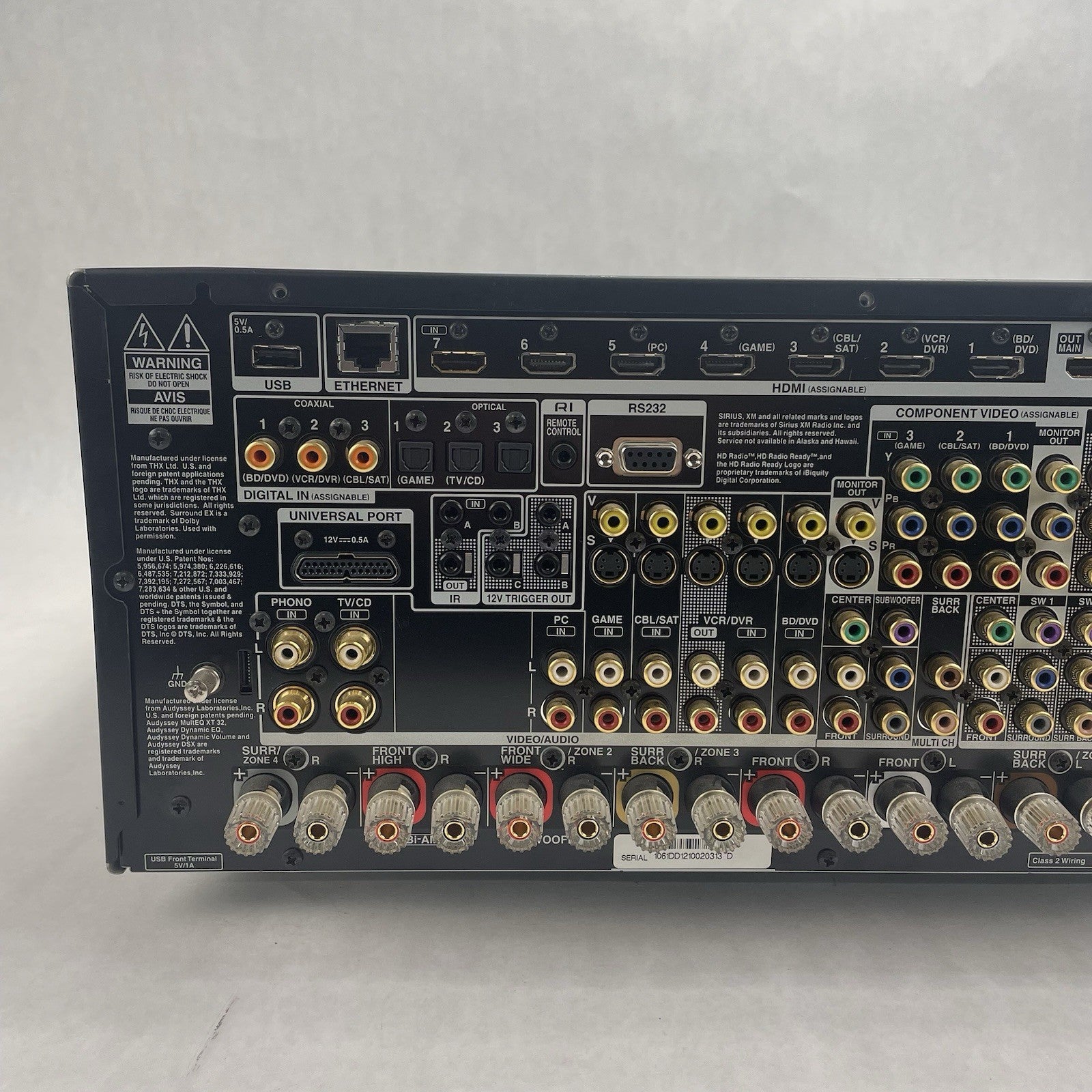 Integra DTR-80.3 9.2 AV Home Theater Receiver No Remote No Output For Parts6