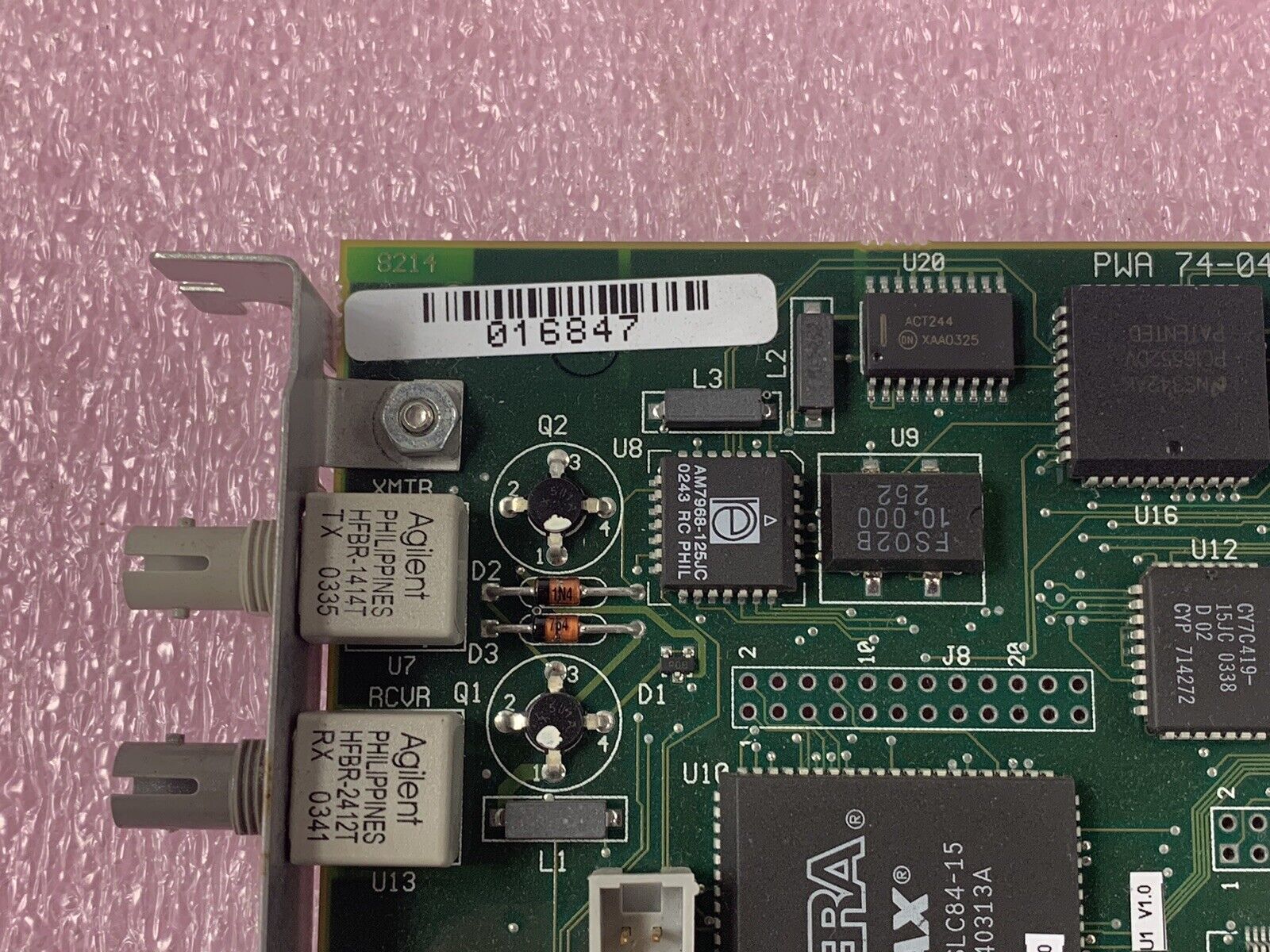 Kodak PWA 74-0401-8213-6 REV D Image Management Fiber Optic Card