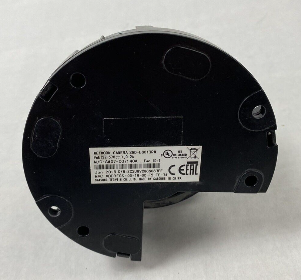 Samsung iPolis SND-L6013RN Network Camera Untested