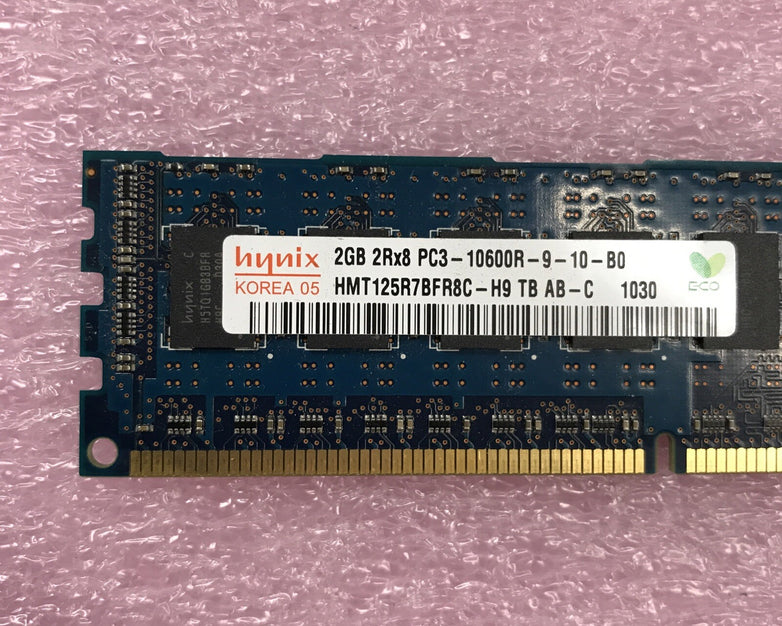 Hynix 8GB Kit 4x2GB 2Rx8 PC3-10600R-9-10-B0 Server Ram HMT125R7BFR8C