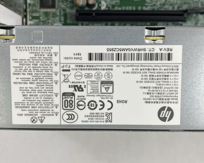 HP ProDesk 400 G6 SFF i5-9500 3.00 GHz 8 GB RAM No HDD/OS