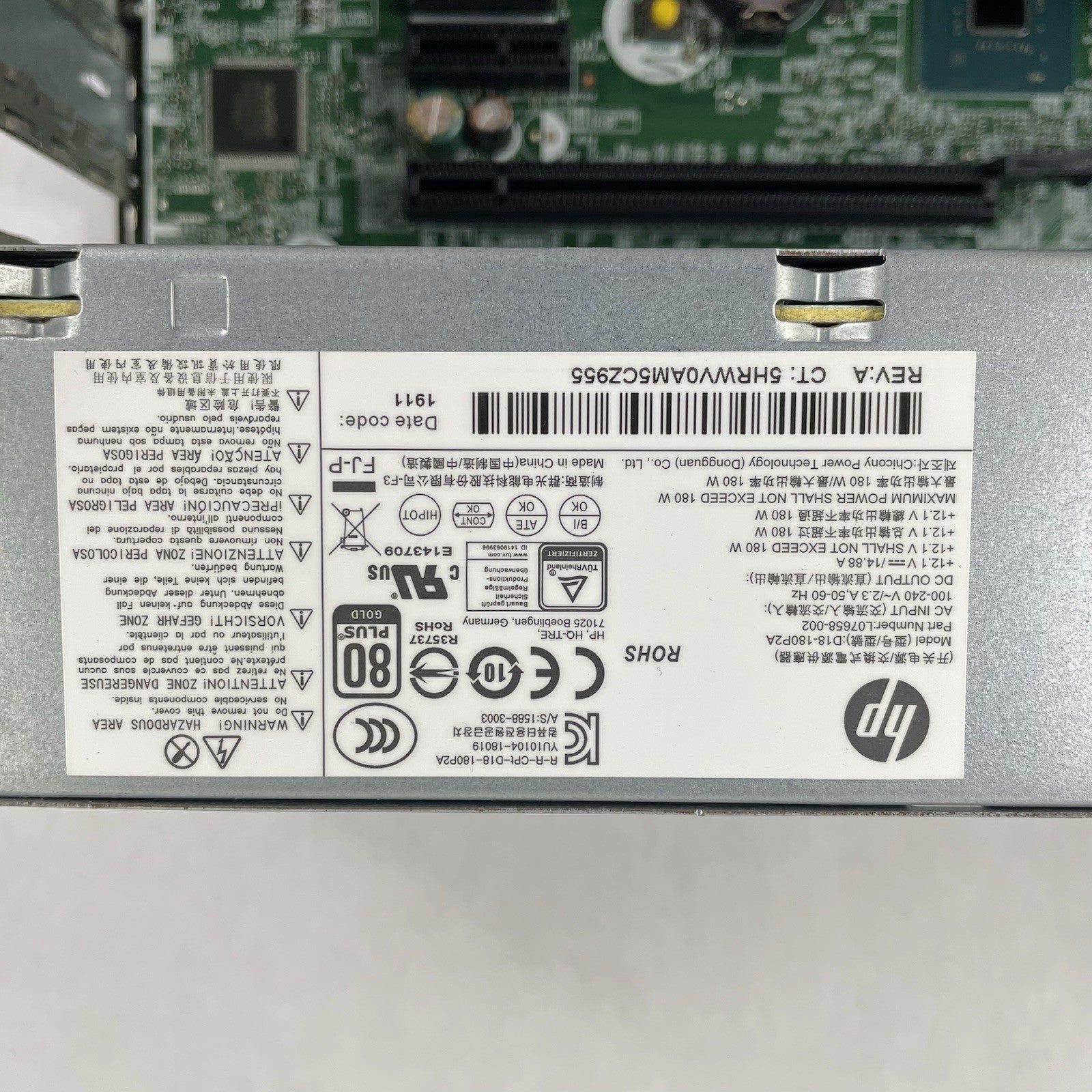 HP ProDesk 400 G6 SFF i5-9500 3.00 GHz 8 GB RAM No HDD/OS14