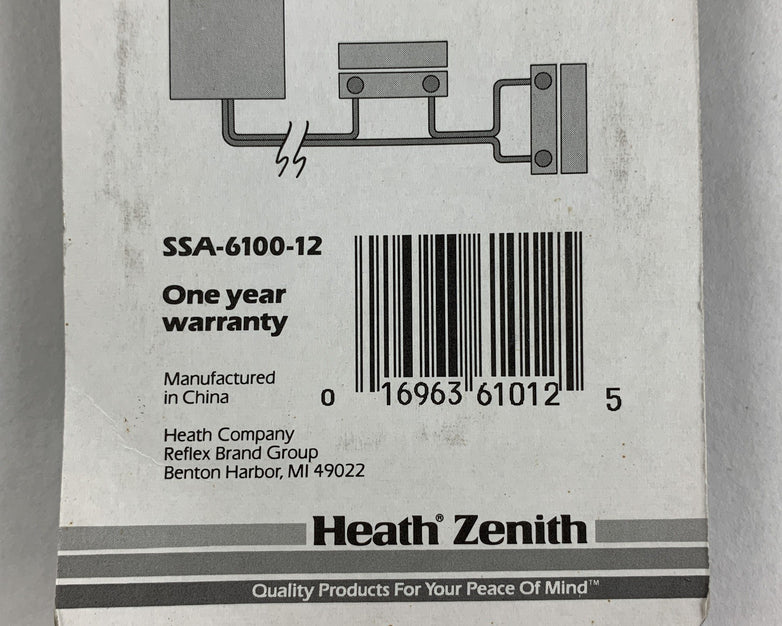 Heath Zenith SSA-6100-12 Reflex Magnetic Contact Switch With Wire for SS-6100