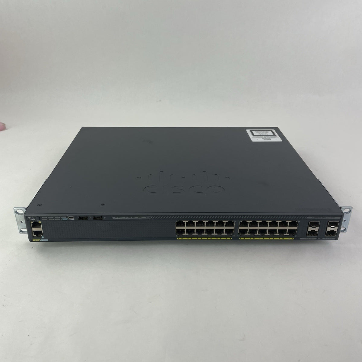 Cisco WS-C2960X-24PS-L  V01 48-Port PoE+ Switch Tested and Reset1