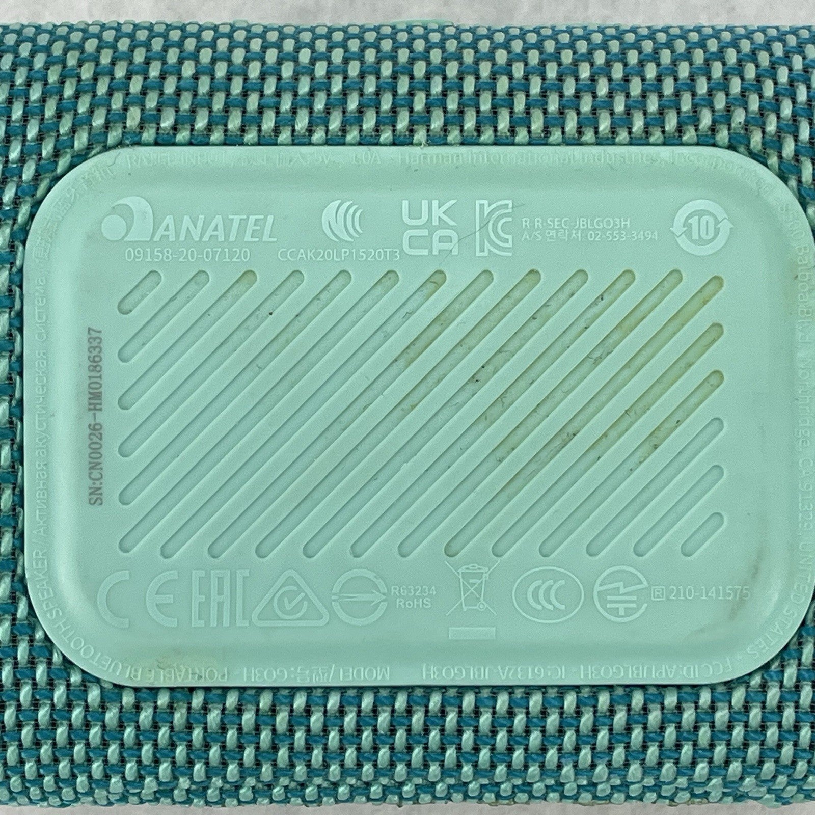 JBL Go 3 Portable Bluetooth Speaker w/ USB-C Connectivity, Teal6