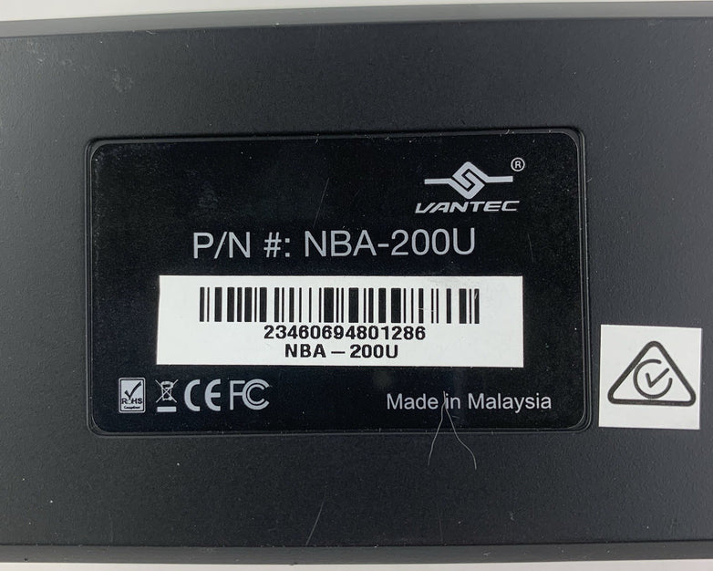 Vantec NBA-200U USB External 7.1 Channel Audio Adapter - Untested