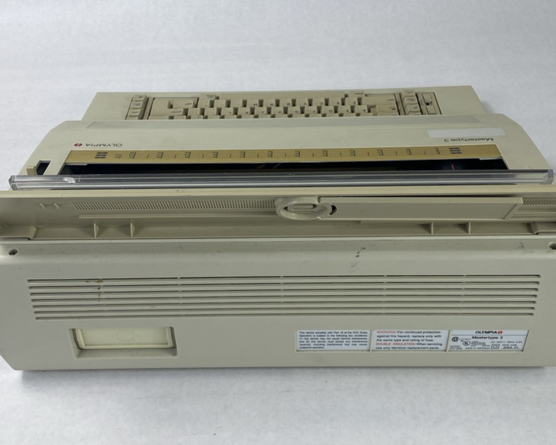 Olympia Mastertype 3 Model EW-1000 Electronic Typewriter - Parts or Repair