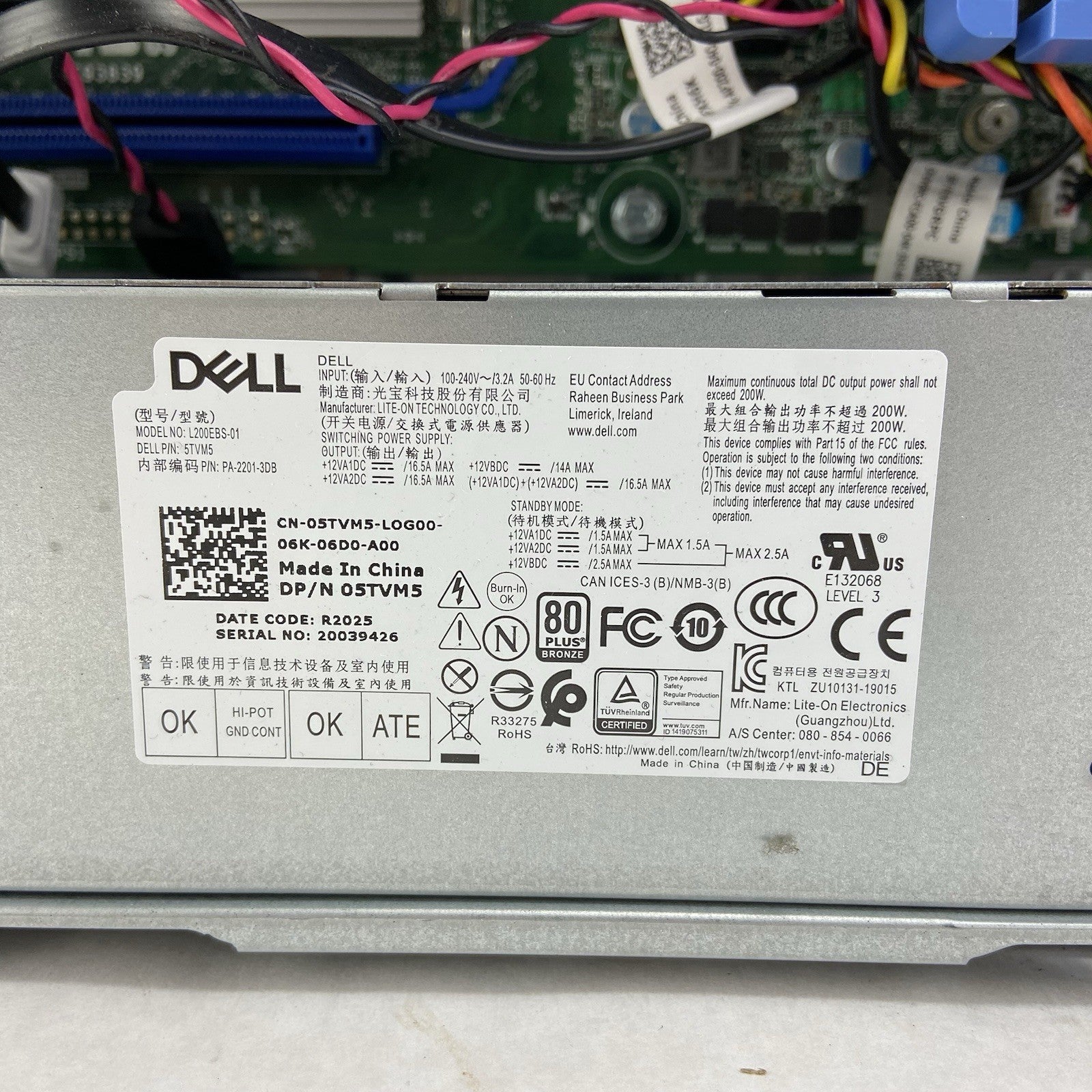 Dell Optiplex 7080 SFF Intel Core i5-10500 3.1GHz No RAMHDDOS10
