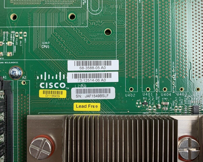 Cisco ASA 5585 8-Port GbE Firewall Security Appliance 2x 5580-X SSP-10 Mod Cards