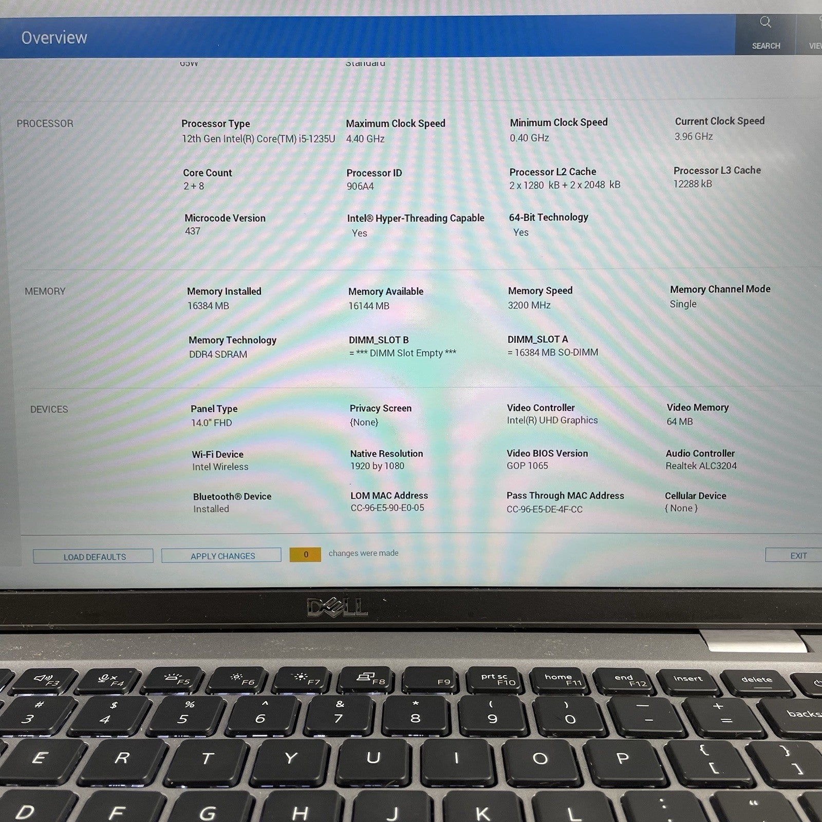 Dell Latitude 5430 14" i5-1235U 3.96 GHz 16 GB RAM No SSD/OS/AC3