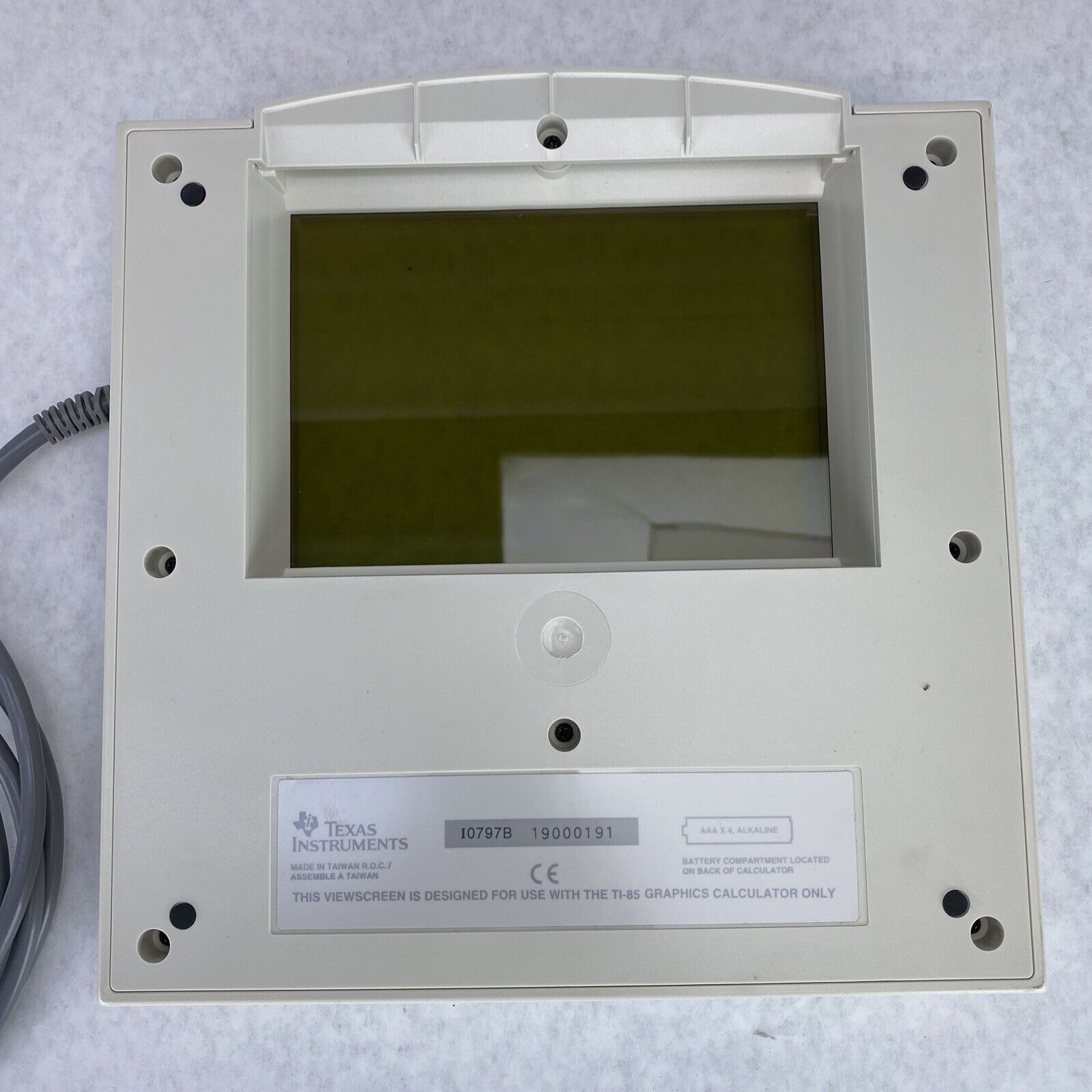 Texas Instruments TI-85 ViewScreen UNTESTED
