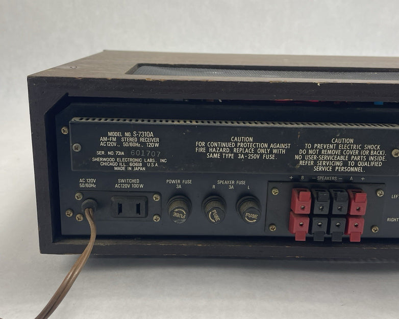 Sherwood S7310a Tested Working Very Dirty