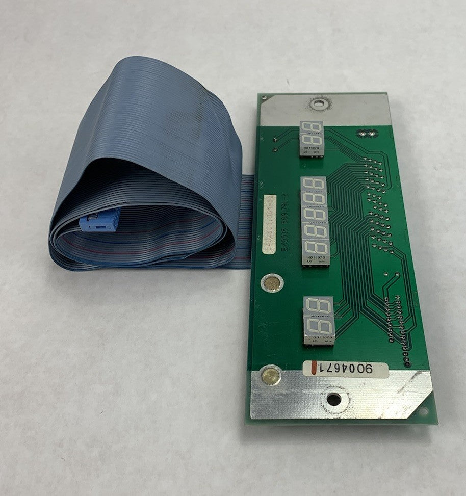 Digital Display 9004671 B/0015 509.791-2 033142 Circuit Board