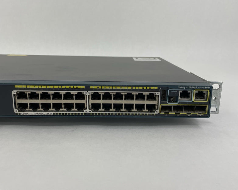 Cisco Catalyst WS-C2960S-24PS-L V02 24-Port Ethernet Switch - Tested