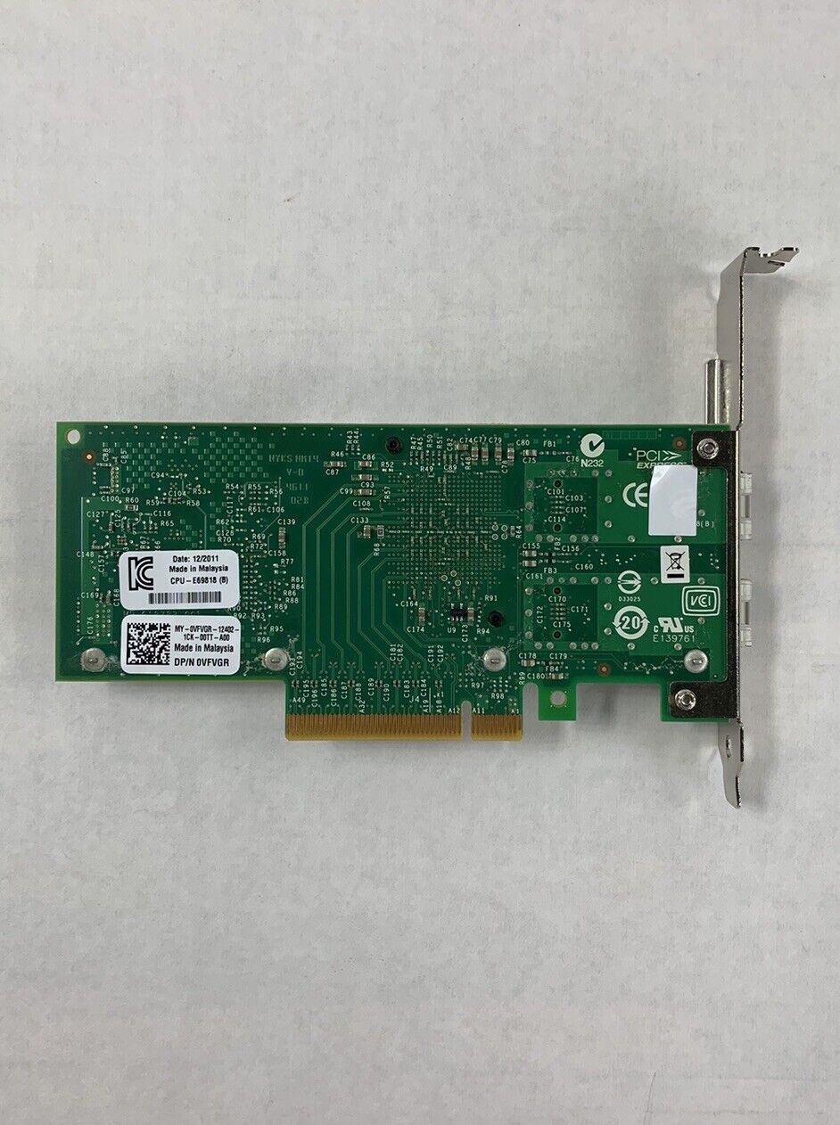 Intel X520-DA2 CPU-E69818 Network Ethernet Server Adapter 2-Ports