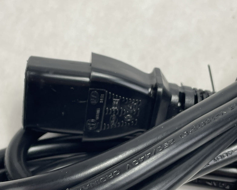 I-Sheng SP-023 16A 250W Europe outlet Power Cord Black Lot of 5