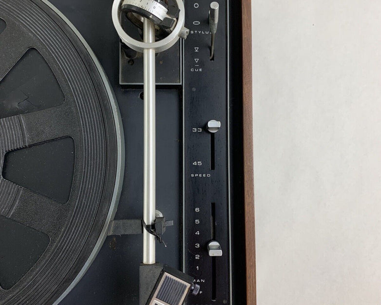 BIC 980 Turntable Belt Drive Automatic Missing Cover Tested 33 Doesn't Auto Land