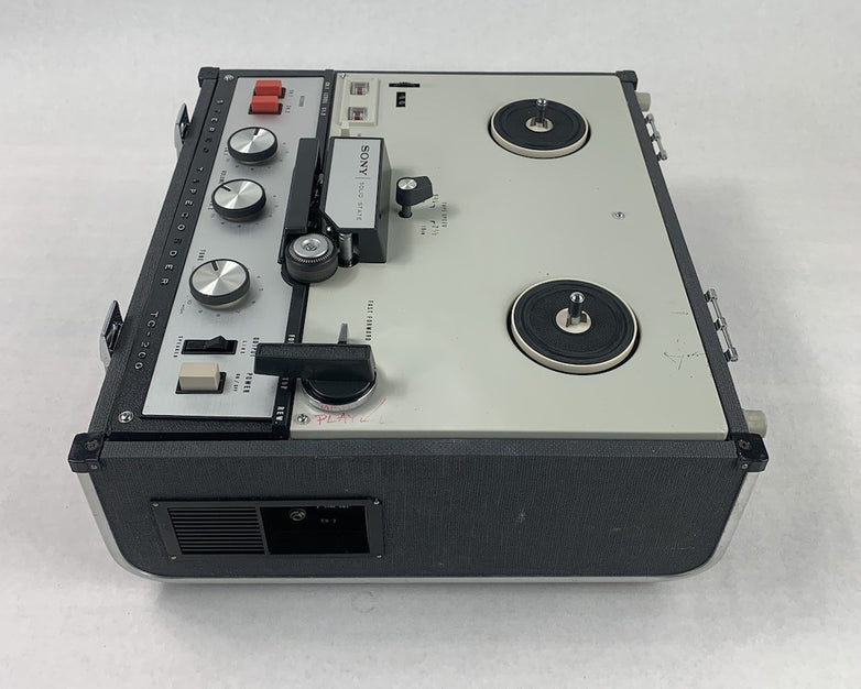 Sony TC-200 Stereo Tapecorder w/ Detachable Speakers - Parts or Repair