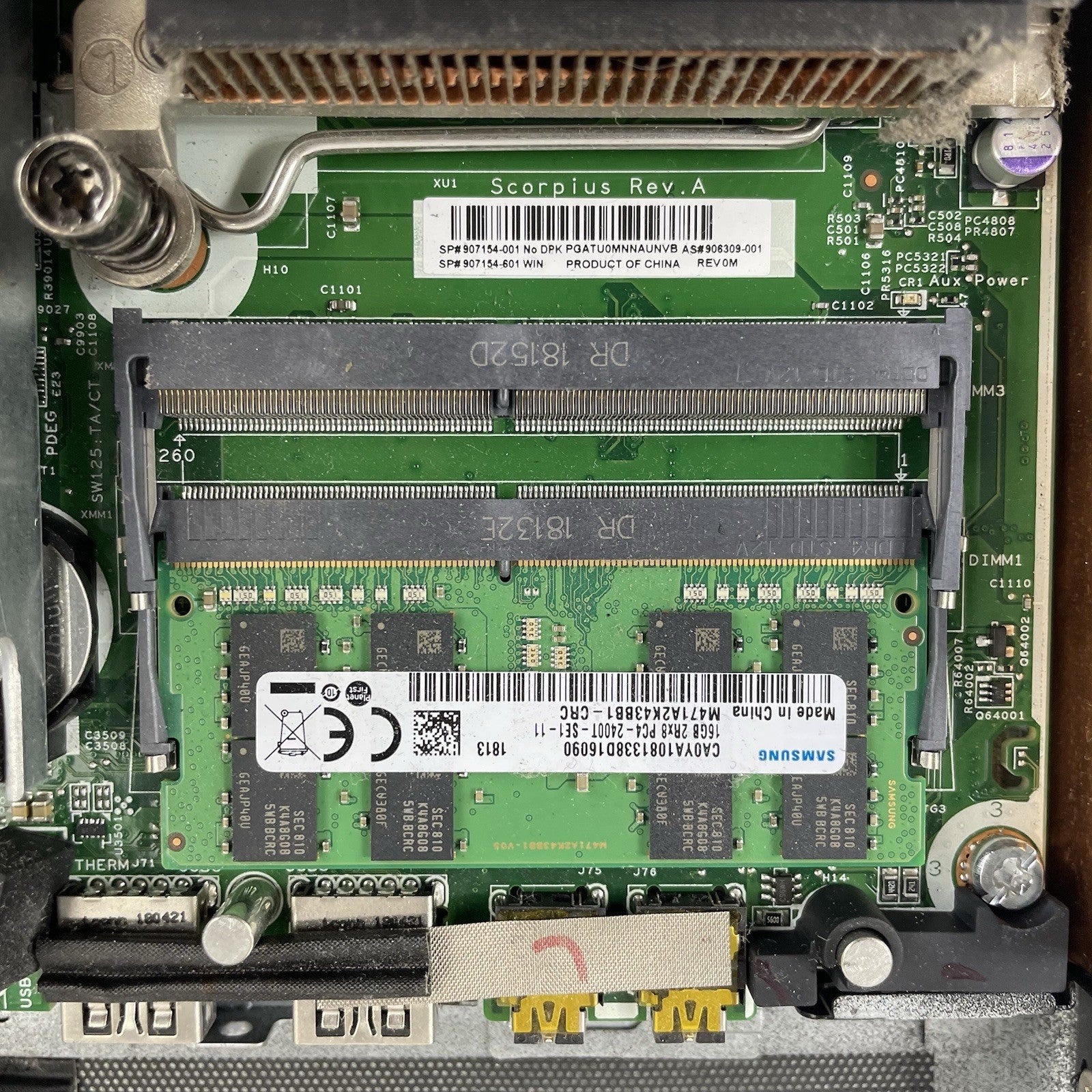 HP EliteDesk 800 G3 Micro i5-7500 3.40 GHz 16 GB RAM No SSD/OS11