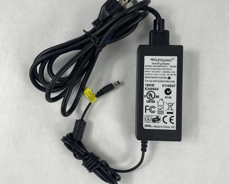 Lightspeed DSA-60PFB-24 1 240250 24V 2.5A Switching Adapter