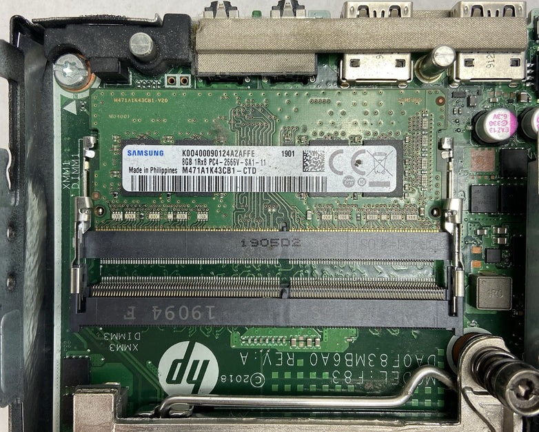 HP ProDesk 800 G4 MFF Intel Core i5-8600 3.1GHz 8GB RAM No AC/HDD/OS