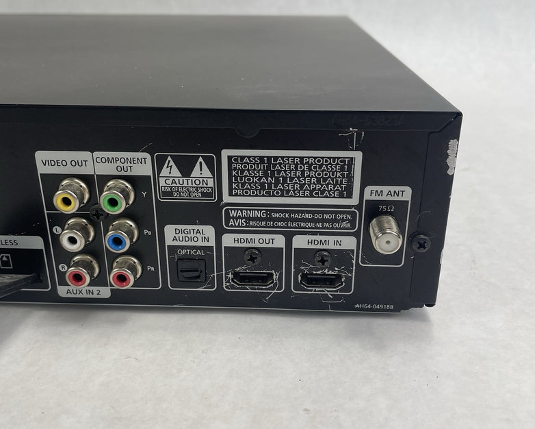 Samsung HT-TZ522 / 1200W 5 Disc CD/DVD Home Theater System  No Remote For Parts