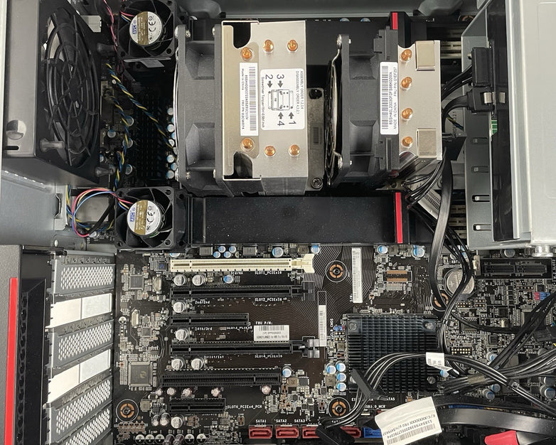 Lenovo ThinkStation P720 2x Xeon Silver 4110 2.10 GHz 32 GB RAM No GPU/HDD