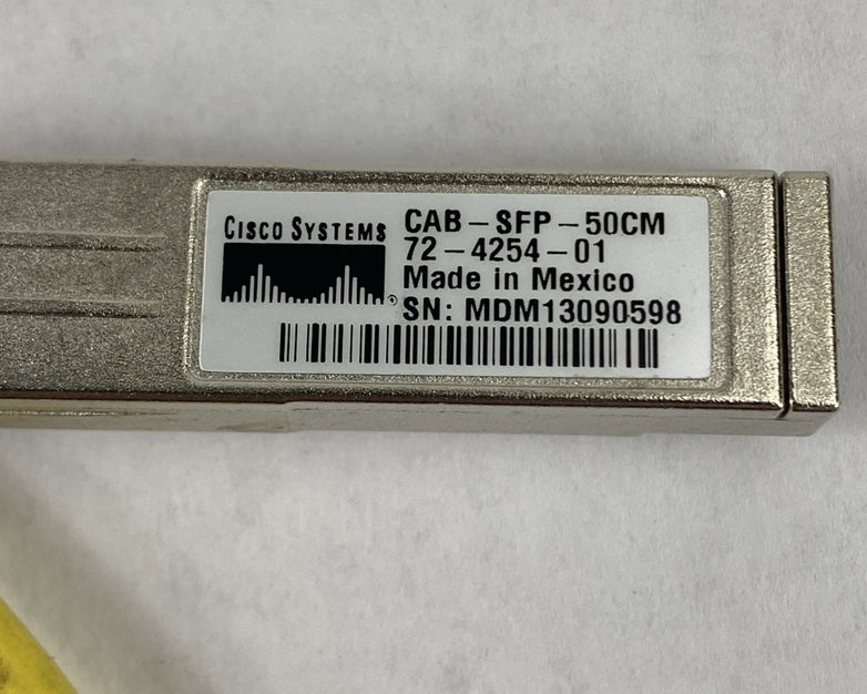 Cisco CAB-SFP-50CM 72-4254-01 Lot of 3