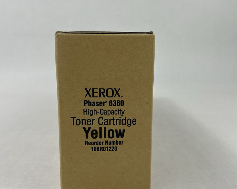 OEM Xerox 106R01220 Phaser 6360 High Capacity Yellow Toner Cartridge