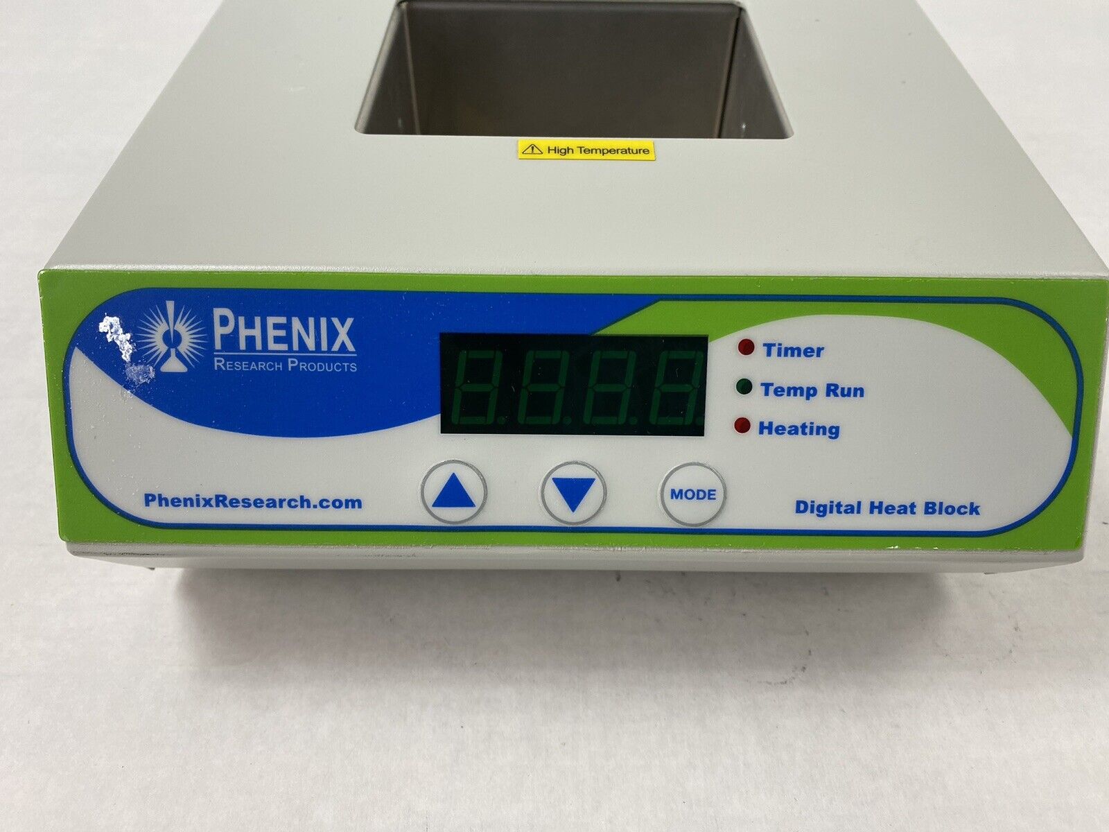 Phenix Research Model BSH1001 Digital Heat Block Dry Bath Power Tested