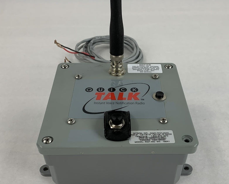 Quick Talk RQT-450 Instant Voice Notification Radio - Parts and Repair