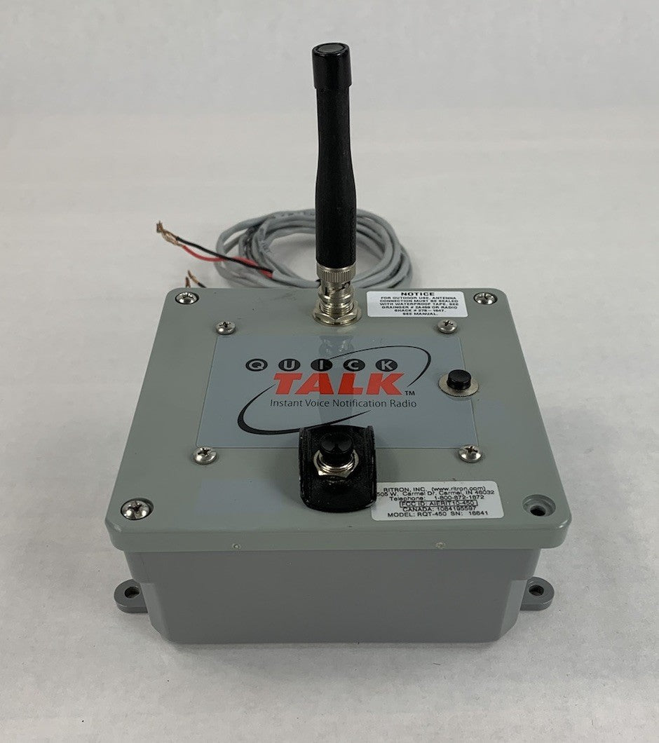 Quick Talk RQT-450 Instant Voice Notification Radio - Parts and Repair
