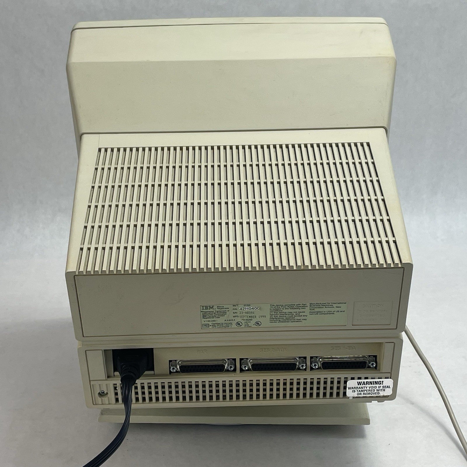 IBM Info Window II 3153 CRT Terminal Power Tested6